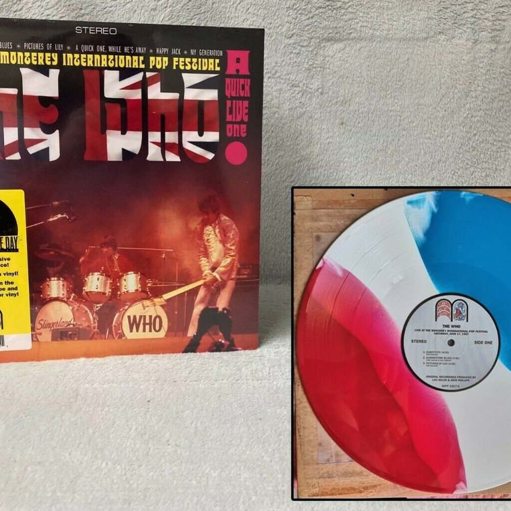The Who A Quick Live One ~ RSD 2020 ~ Red, White & Blue Vinyl ~ New/Sealed!